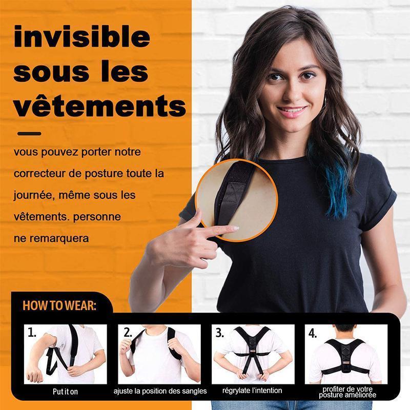 Correcteur de posture pour homme et femme