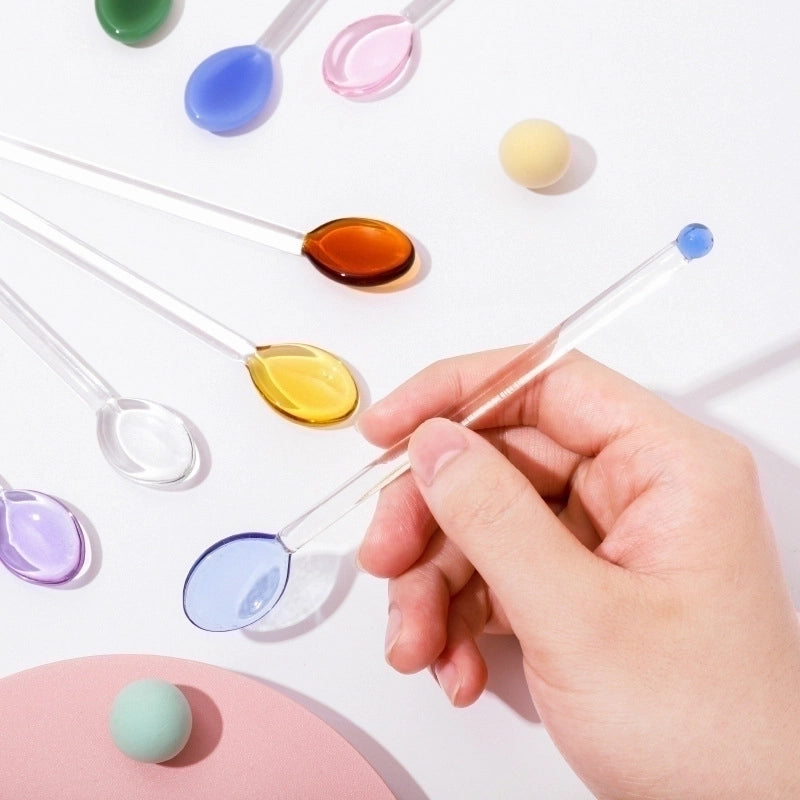 Minimalist Transparent Glass Spoon