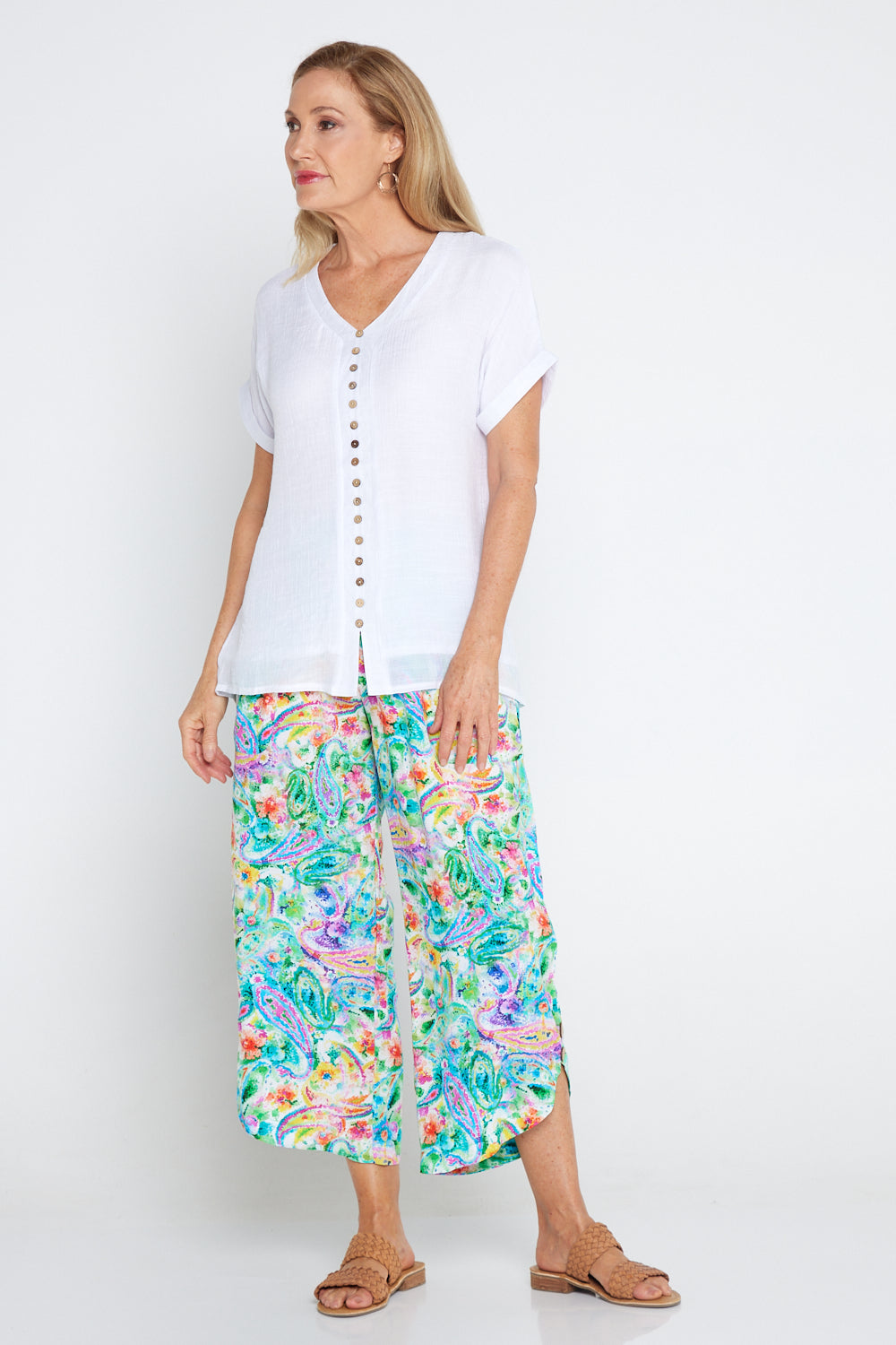 Cartia Pants - Tropical Paisley