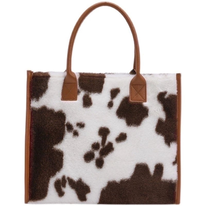 Women's Medium All Seasons Plush Basic Handbag