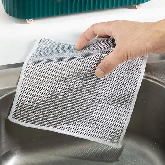STEEL WIRE DISHWASHING CLOTH ( PACK OF 2 )
