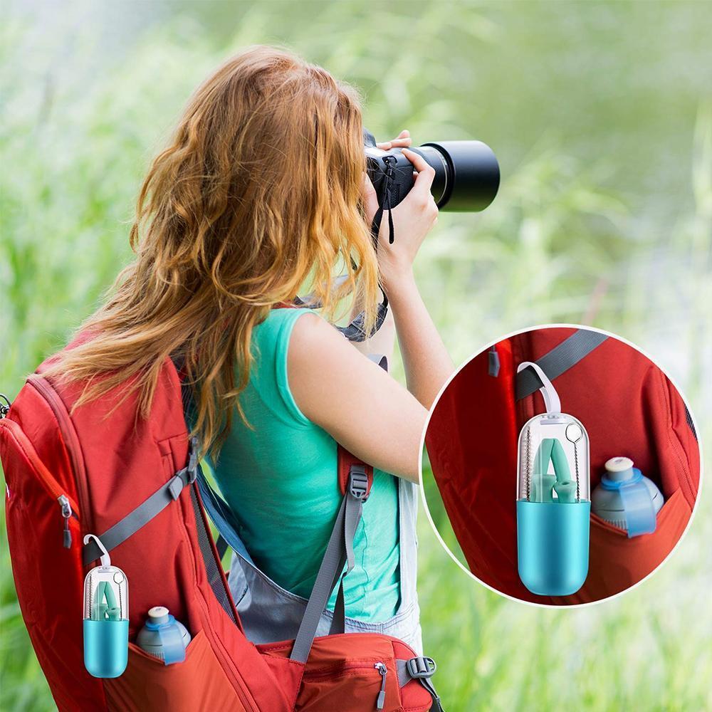 Silicone Straw Drinking Reusable.4PCS
