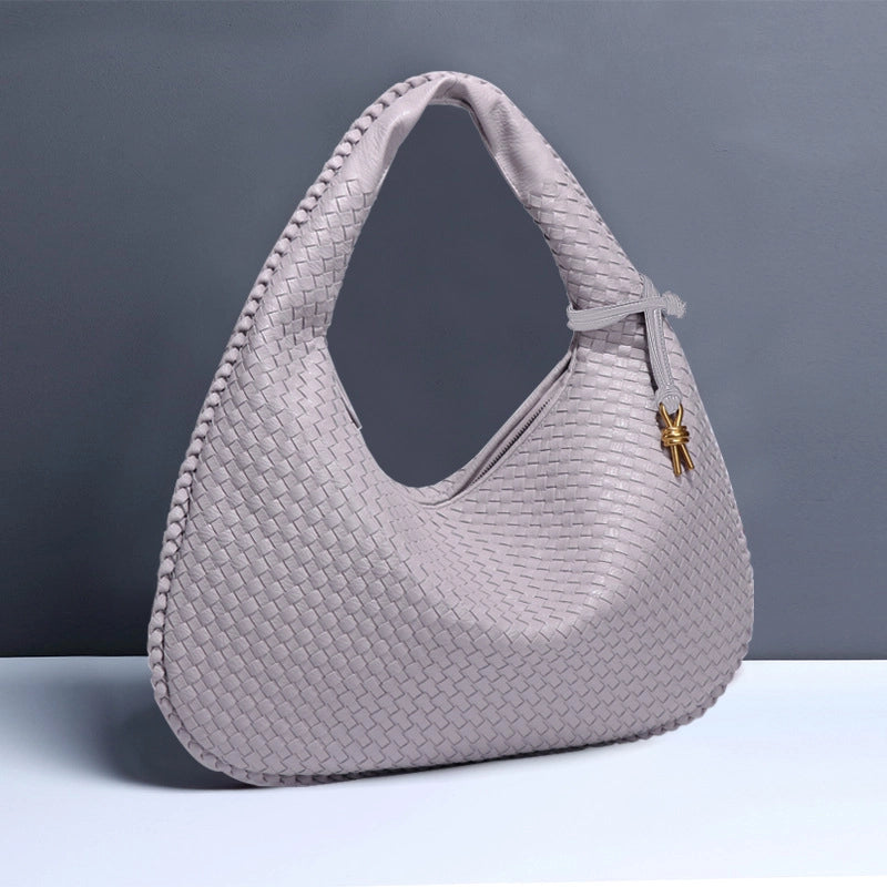 Woven Women's Bag New Fashion Large Capacity Handbag Korean Commuter Leisure Manufacturers Fashion Shoulder Bag