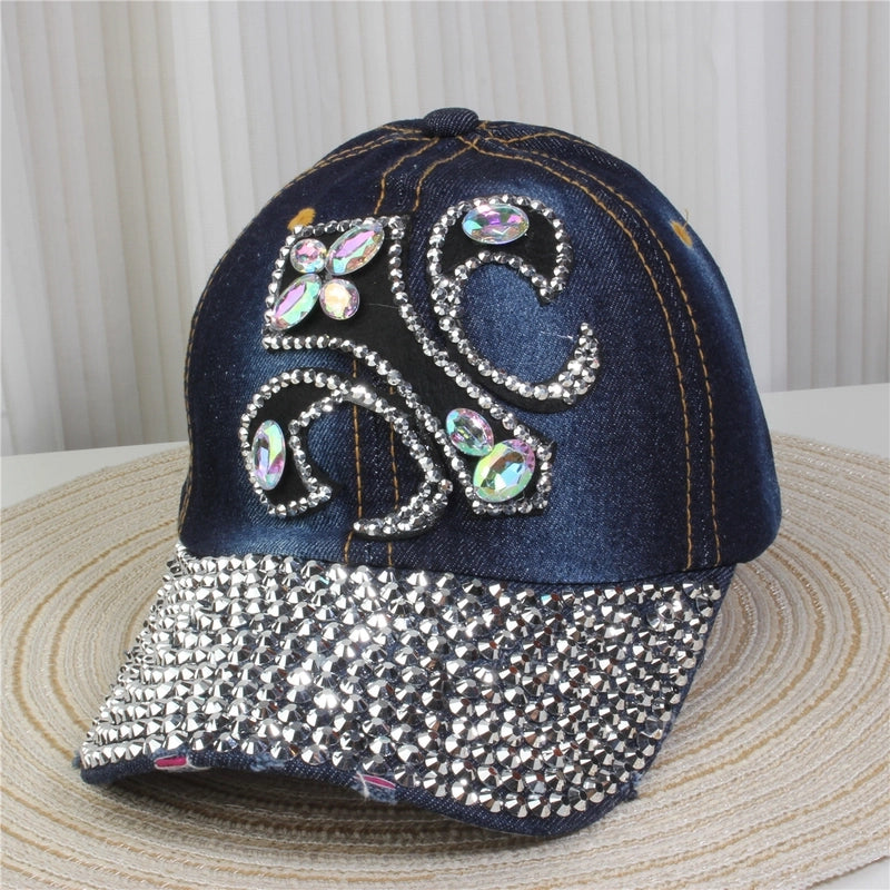Unisex Minimalist Classic Style Letter Usa Butterfly Curved Eaves Baseball Cap