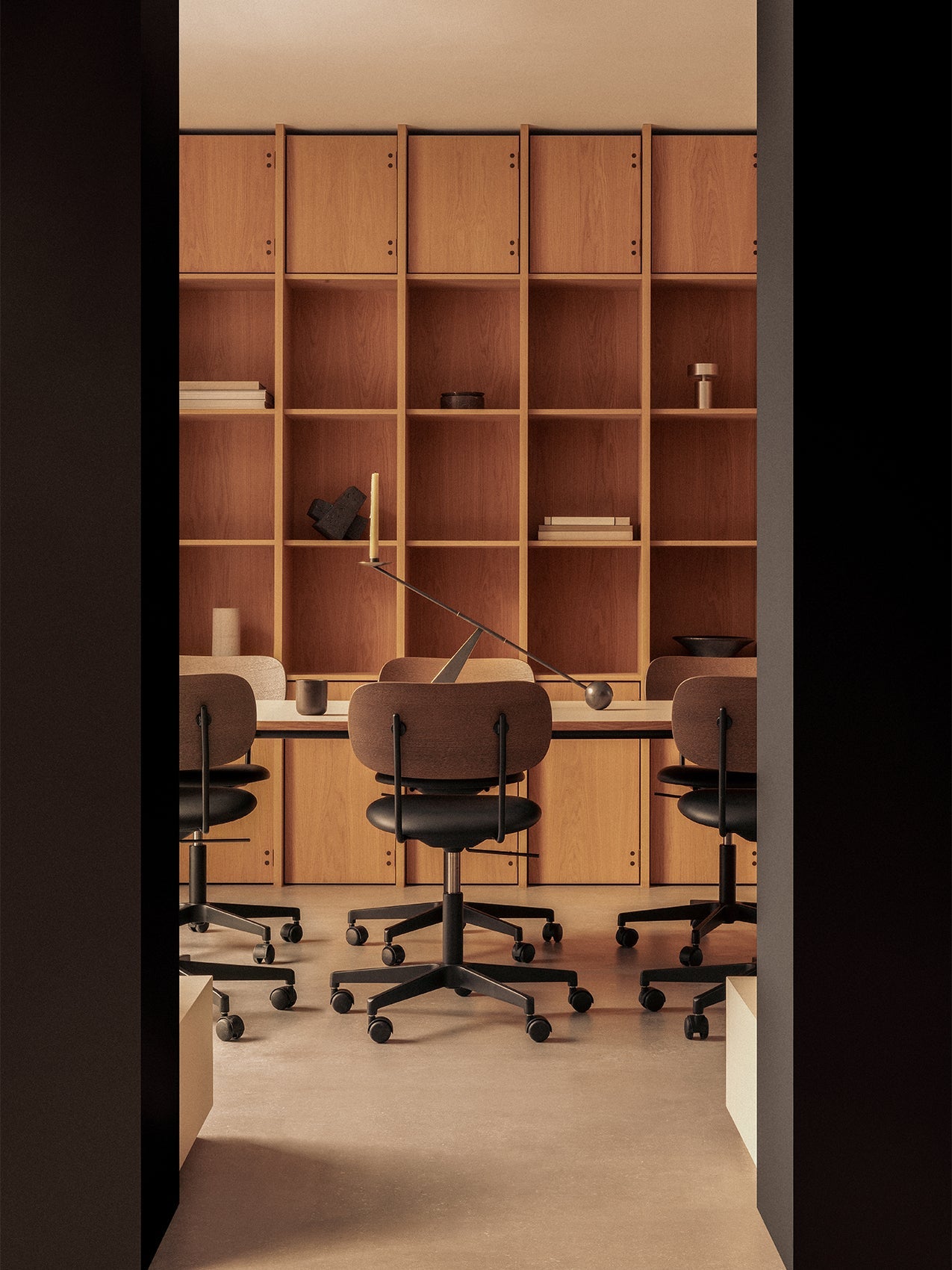 Co Task Chair. Upholstered Seat