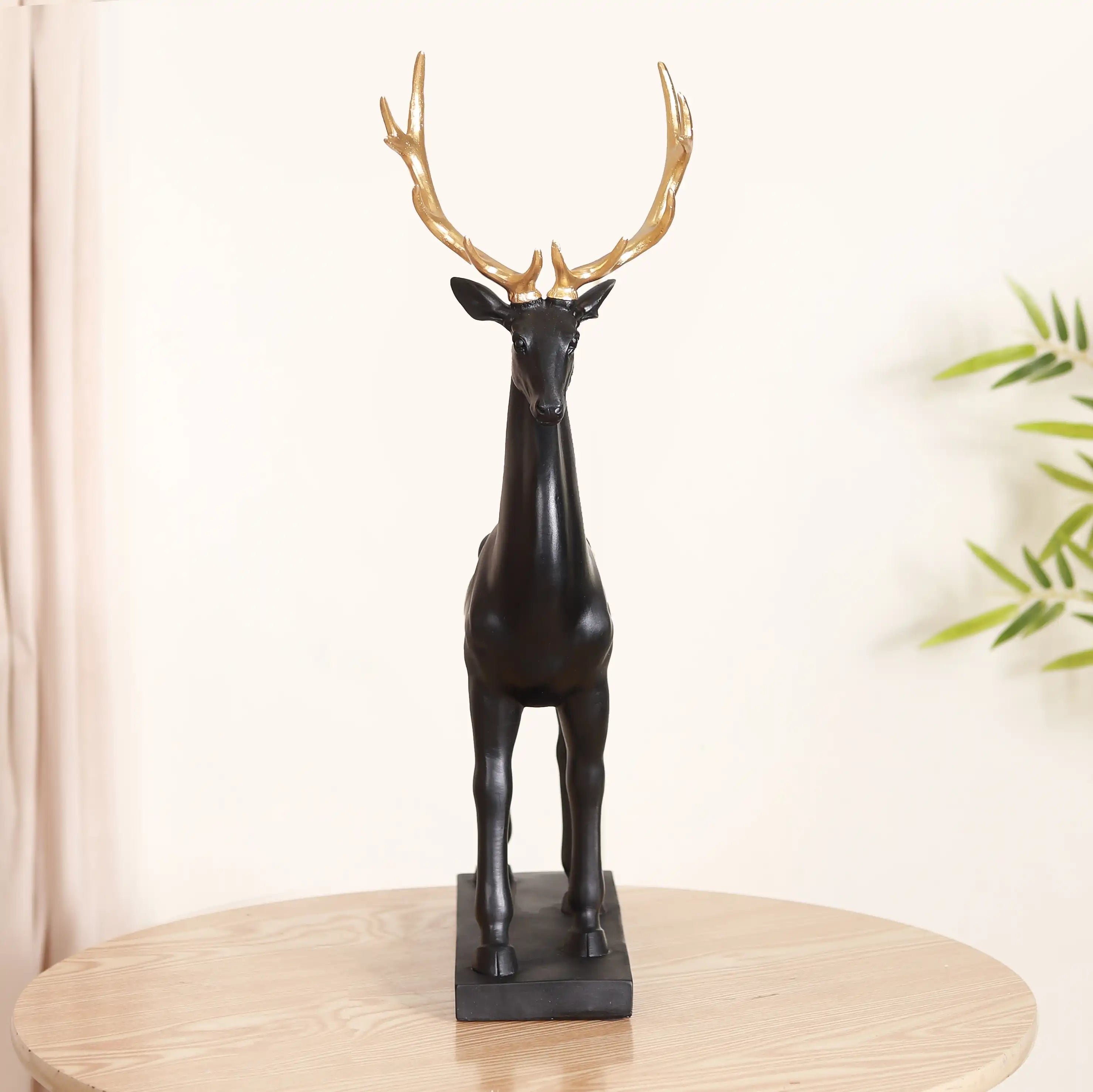 Black Reindeer Showpiece Large