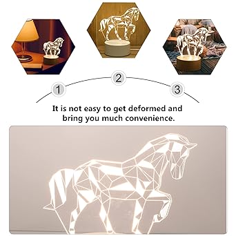 Horse Night Light 3D Lamp