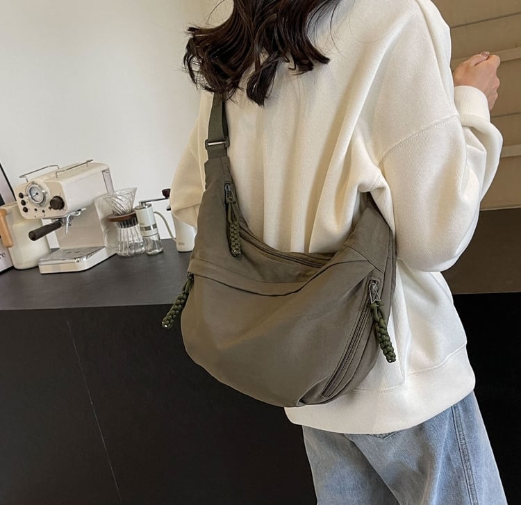 🎉Limited Offer Just ￡9.98😍Designer Direct Sales👜Women's Fashion Plain Colour Crossbody Hobo Bag