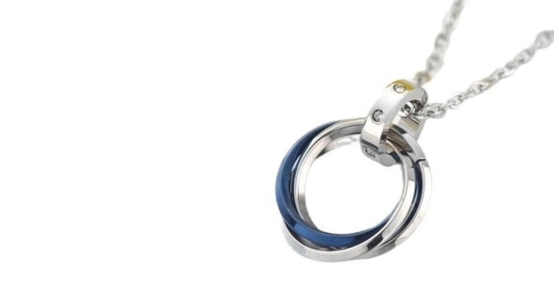 Fashion Geometric Titanium Steel Plating Pendant Necklace 1 Piece