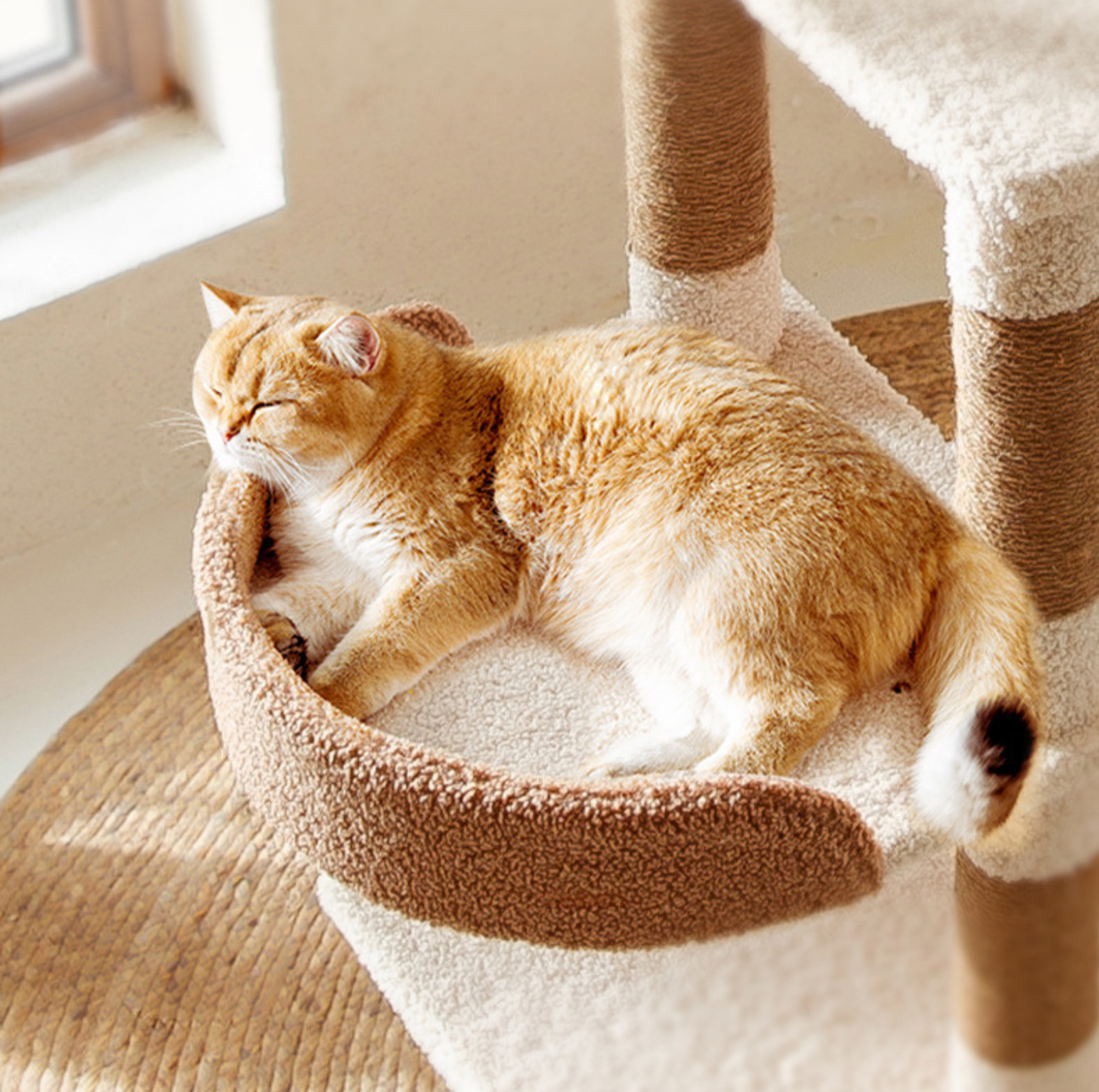 Ona's Cottage Multi-Tier Cat Tree with Cat Scratching Posts