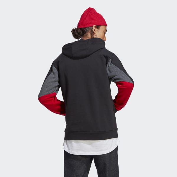 SUDADERA CON GORRO ESSENTIALS COLORBLOCK