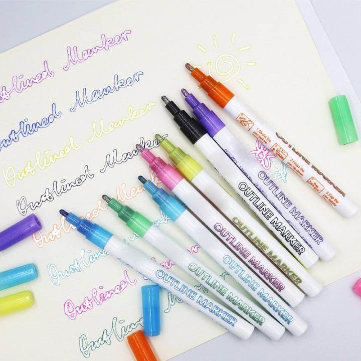 🔥LAST DAY 49% OFF🎁-hill Outline Marker Set (8 Colors)