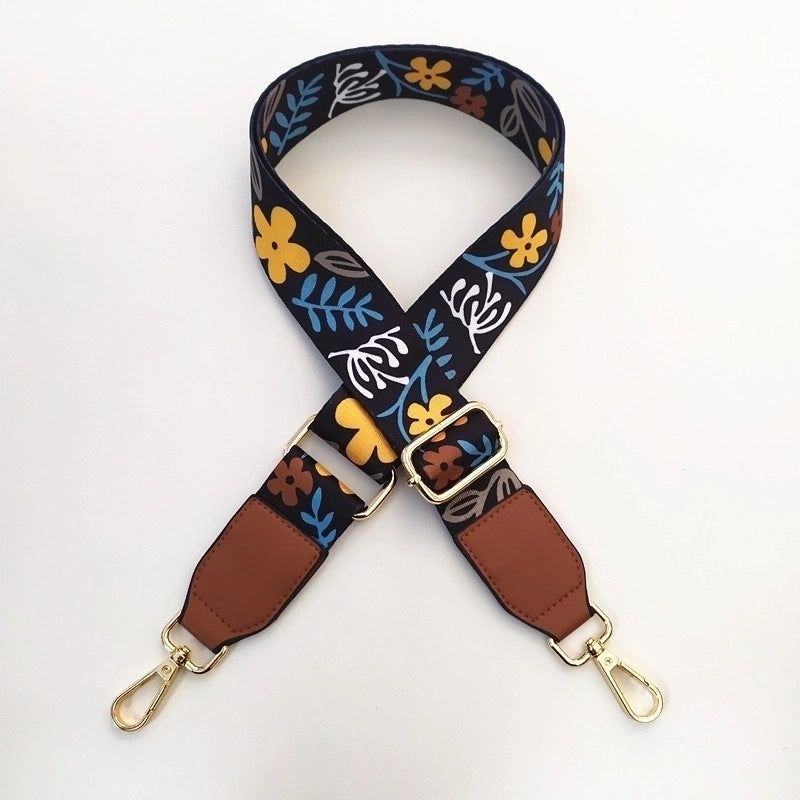 Polyester Cotton Flower Bag Strap