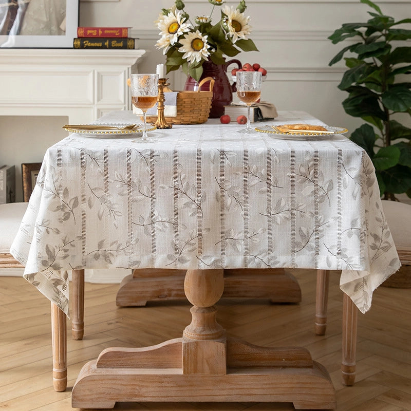 Elegant  Plant Polyester Tablecloths