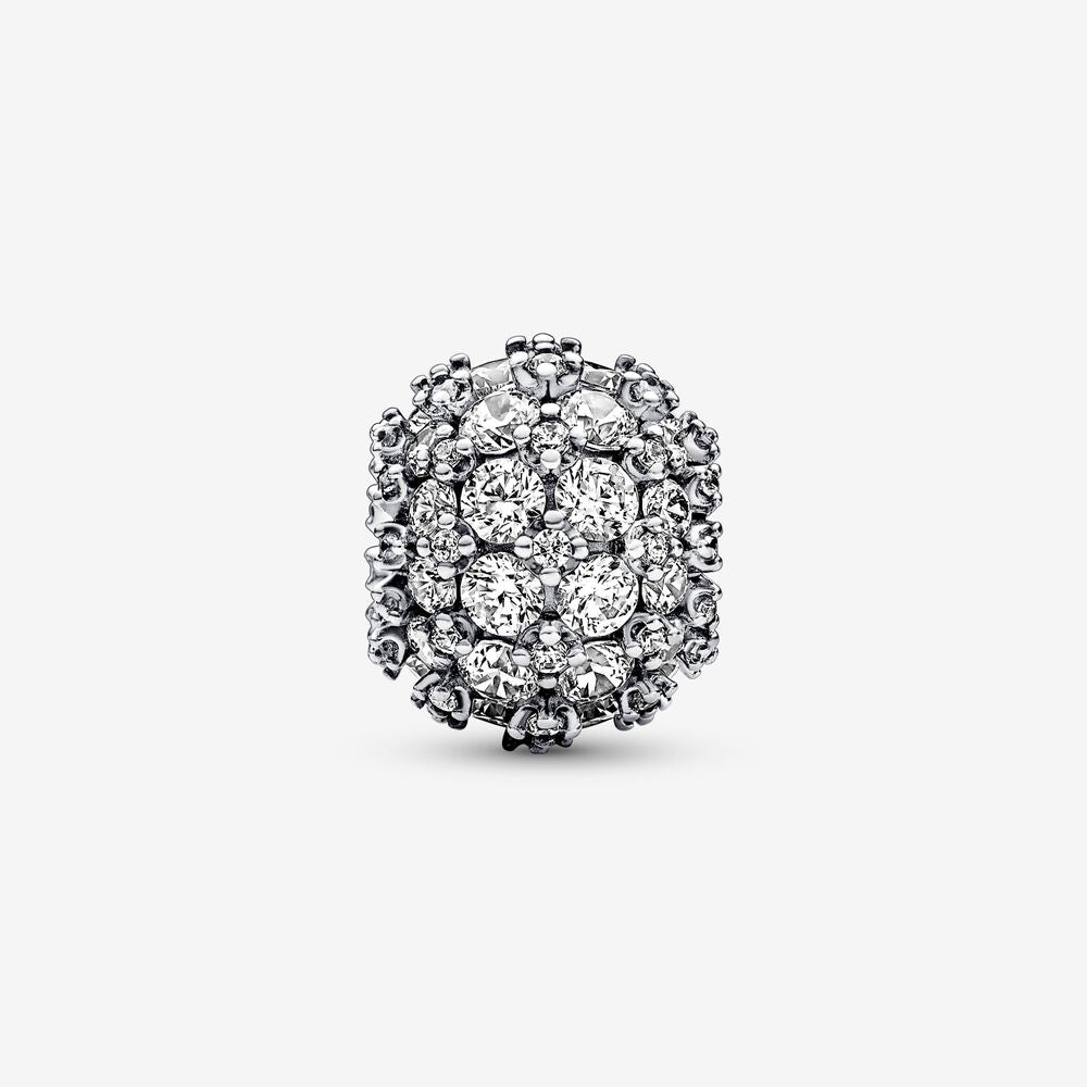 Sparkling Pavé Round Pandora Charm