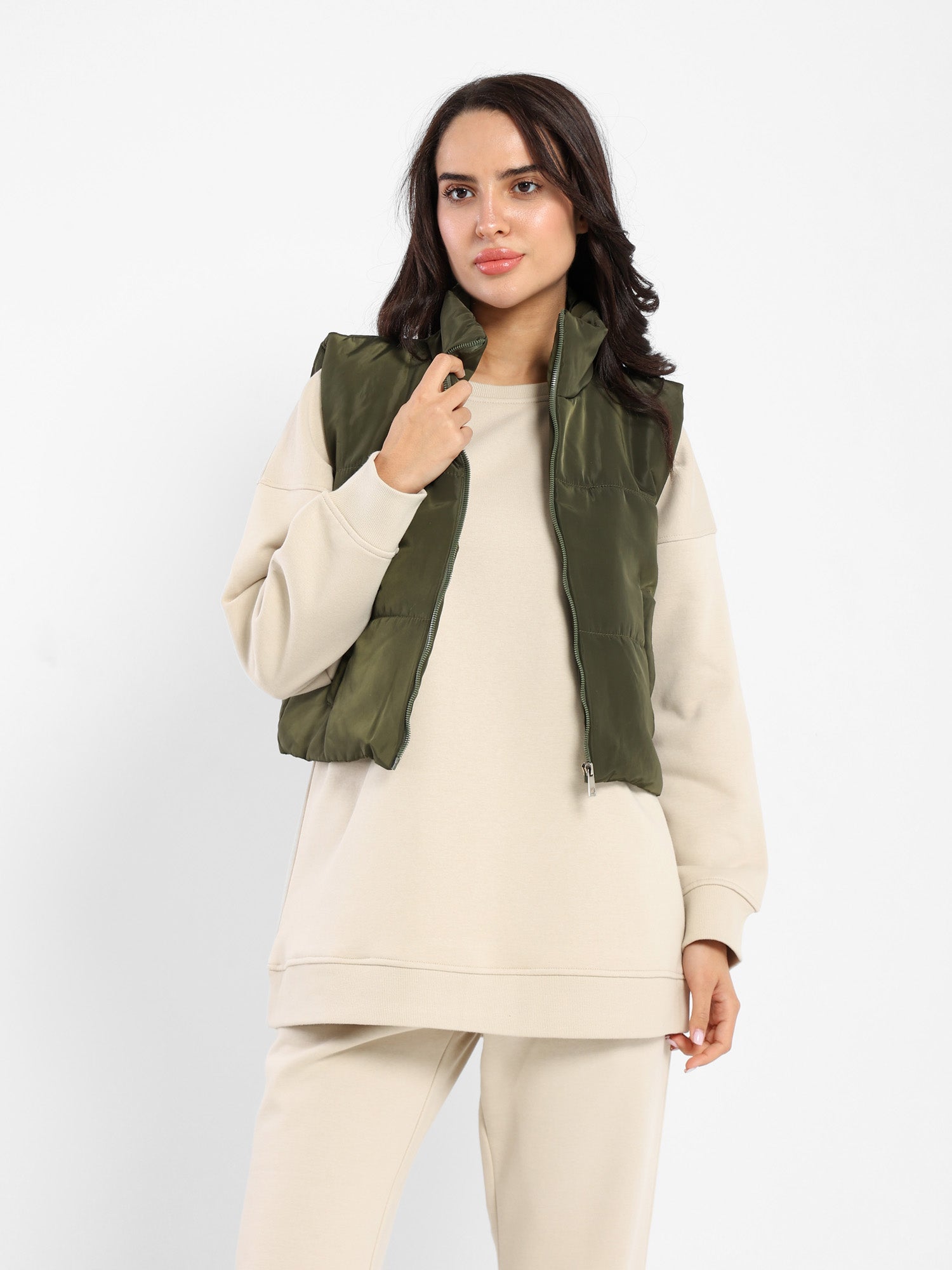Basic Solid Gilet Jacket