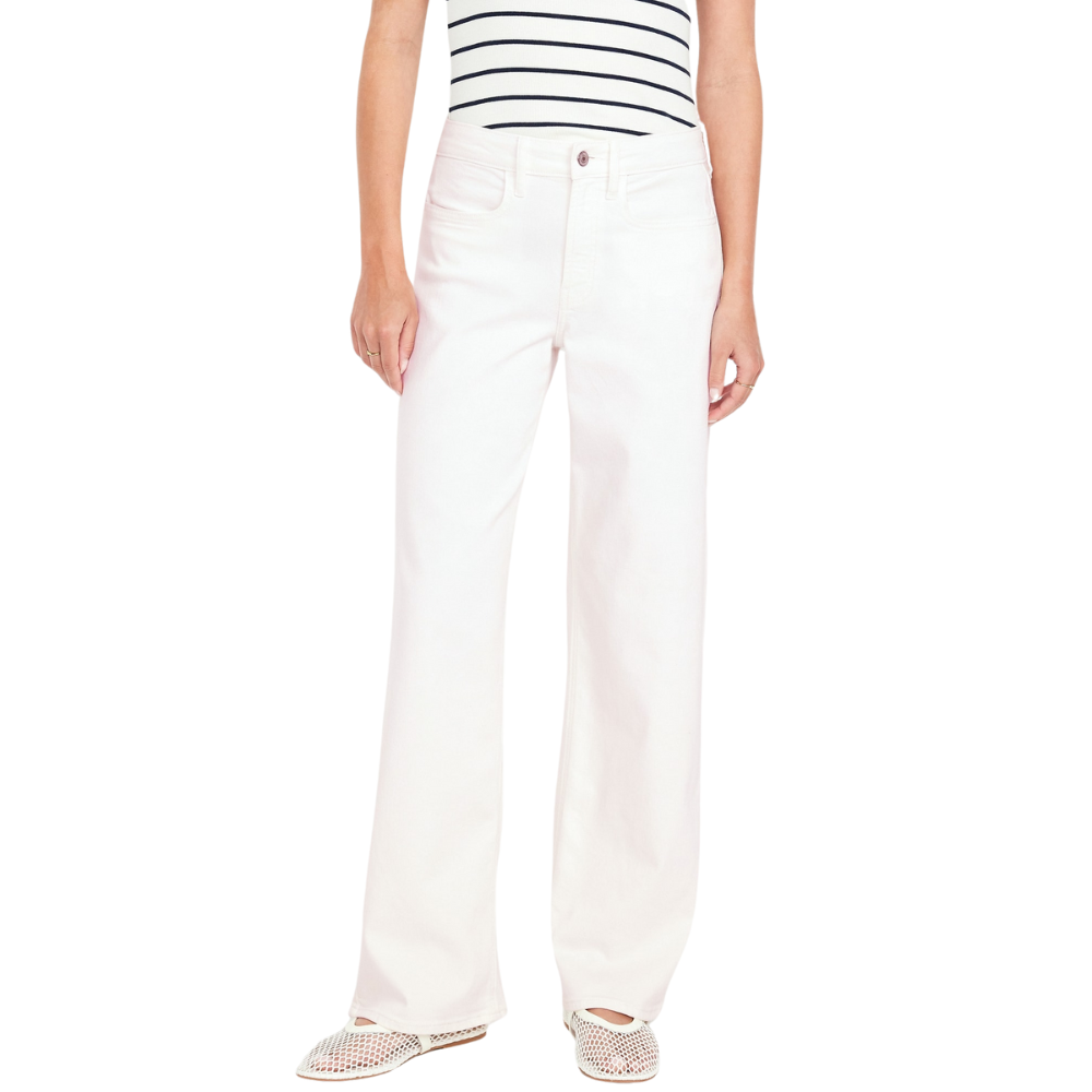 High Waisted Wow Wide Leg Jeans