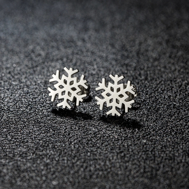 1 Pair Minimalist Classic Style Geometric Polishing Plating 304 Stainless Steel 18K Gold Plated Ear Studs