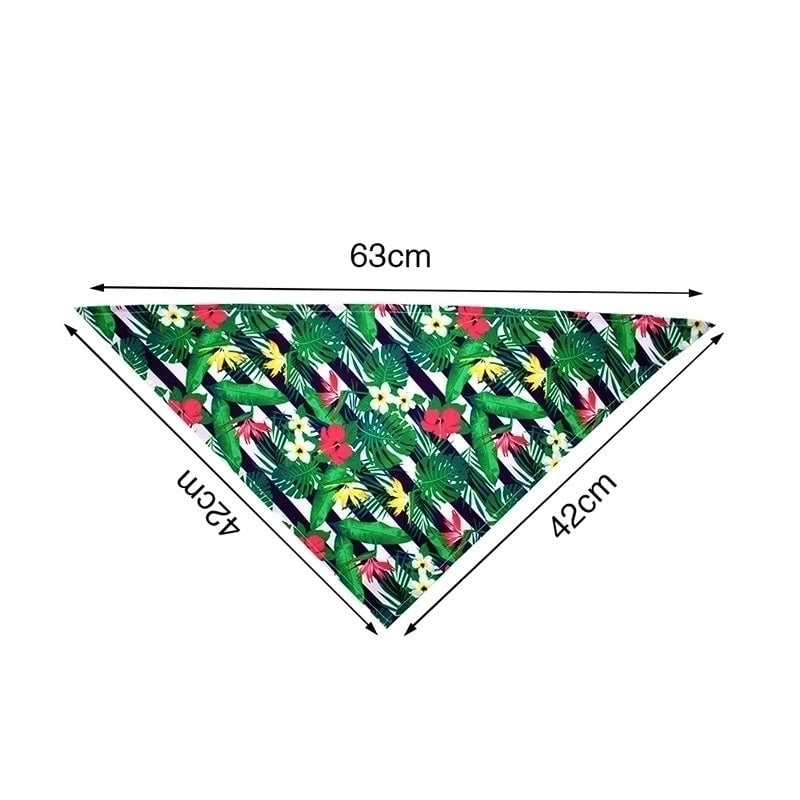 Pet Triangular Scarf Summer Fruit Series Dog Saliva Towel Large. Medium And Small Pets Bib Hot
