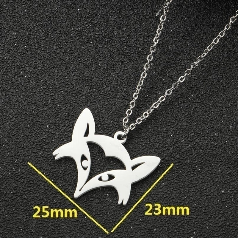 Minimalist Animal 201 Stainless Steel 18K Gold Plated Hollow Out Stainless Steel Necklaces