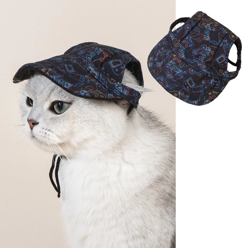 Minimalist Polyester Cartoon Pet Hat