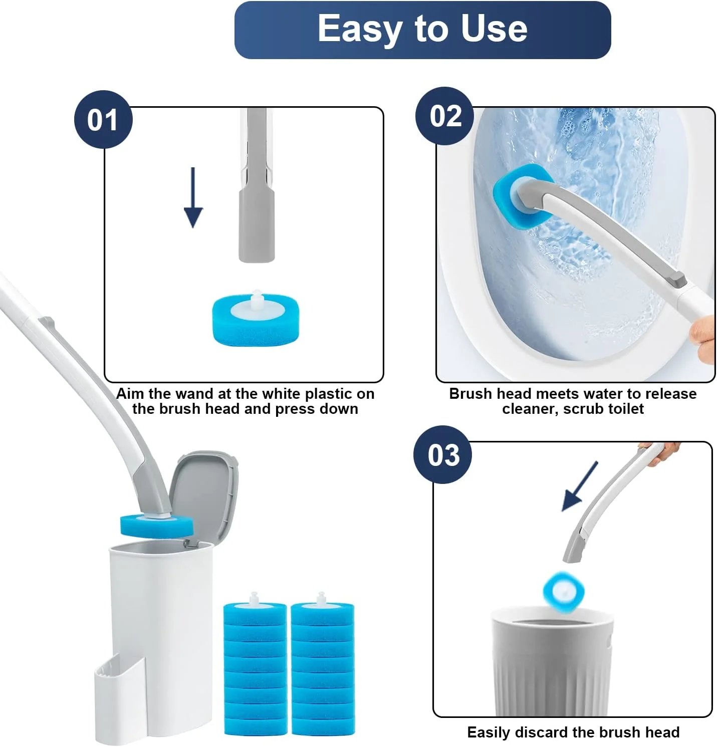 💧Disposable Toilet Cleaning System💧