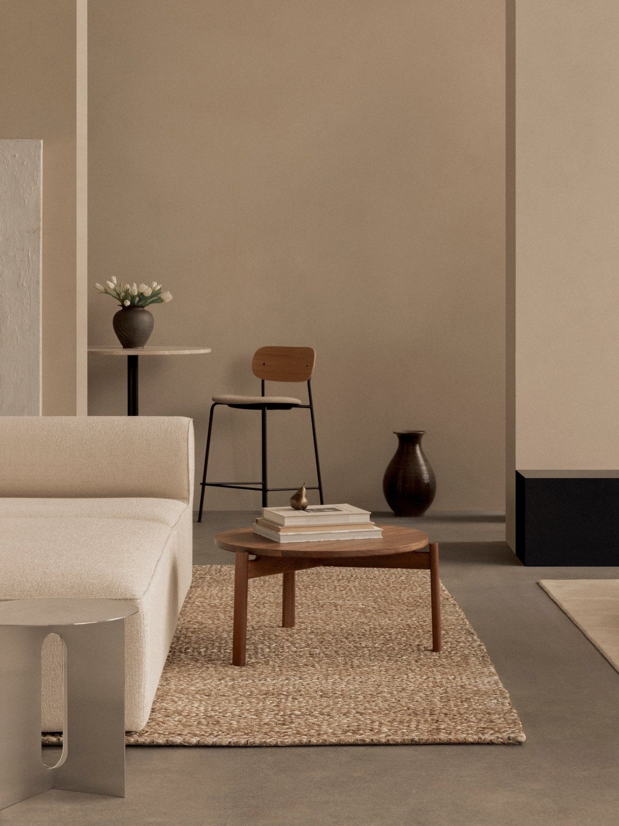 Co Counter Chair. Upholstered