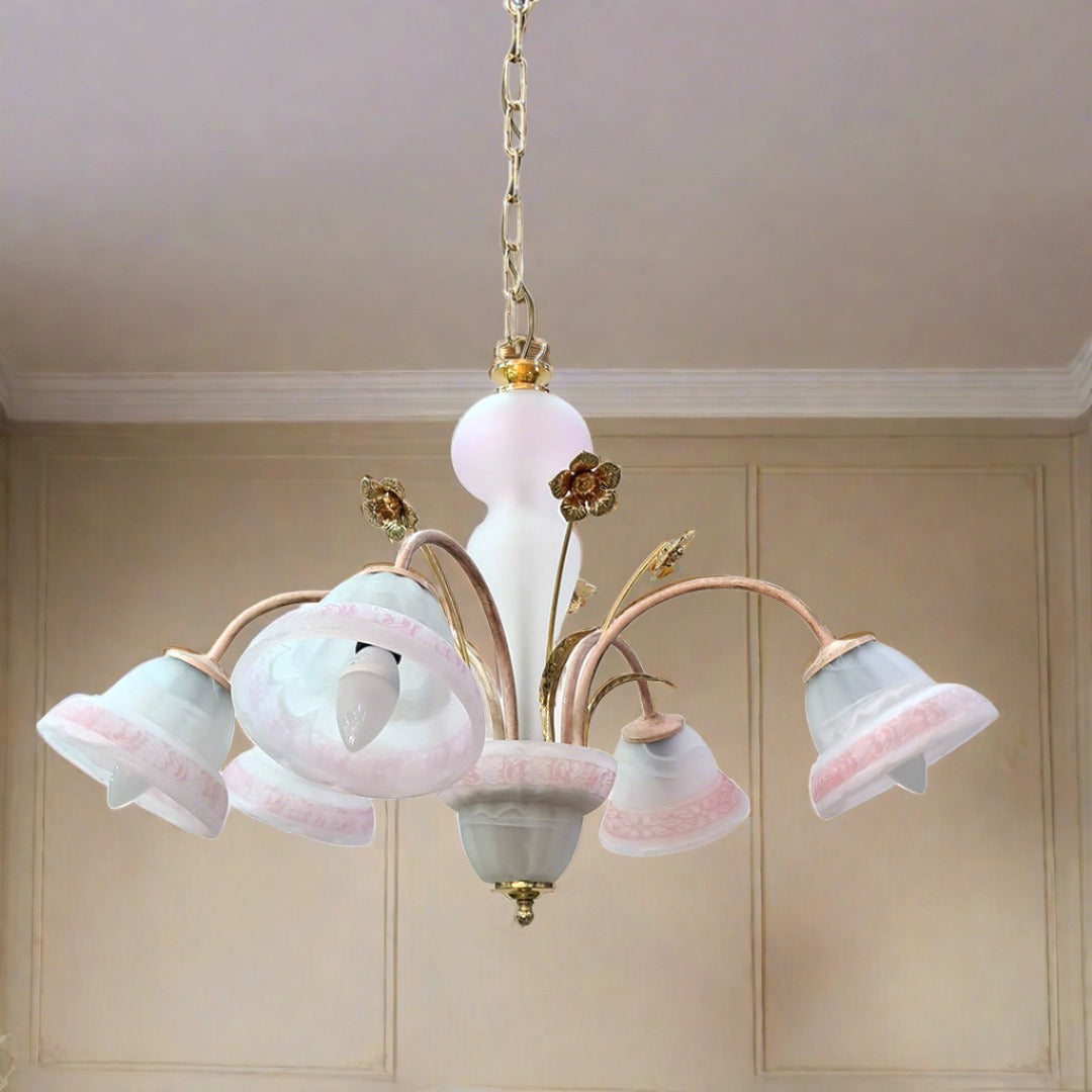 Light Pink Chandelier