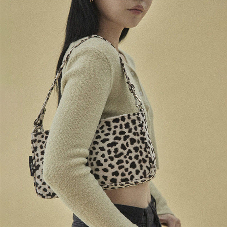Leopard print retro bag KF81589