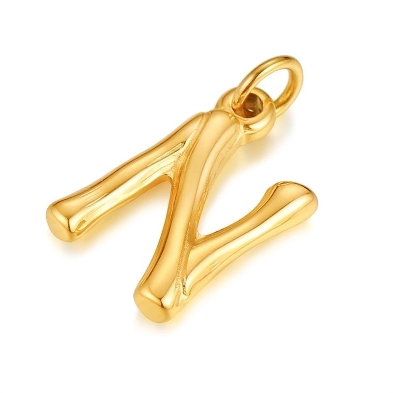 Fashion Letter 201 Stainless Steel 18K Gold Plated Polishing Plating Stainless Steel Necklaces