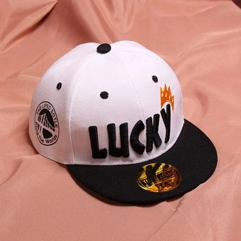 Boys' Baseball Cap Fashion Hip Hop Hat For Boys Children Flat Brim Hat Boys' Fried Street Hat Spring And Autumn Peaked Cap