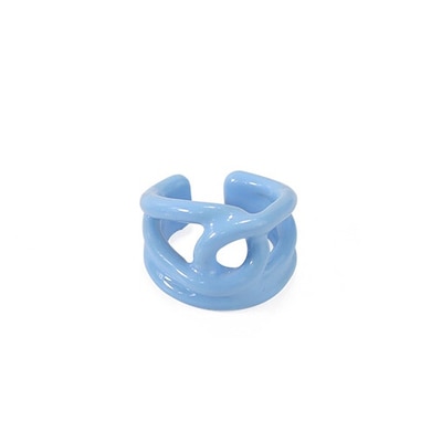 Hand-painted Solid Color Irregular Rings