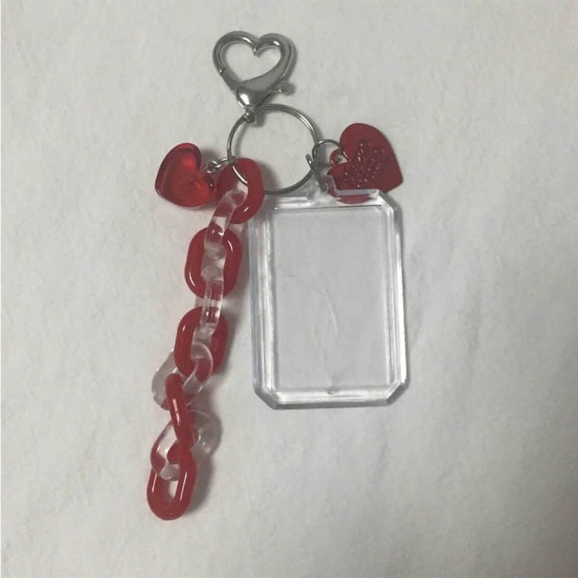 Heart Photo Keychain
