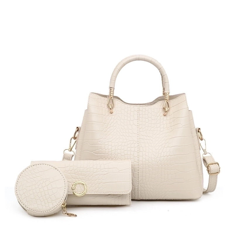 Women's Medium All Seasons Pu Leather Fashion Bag Sets