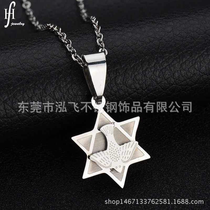 Geometric 304 Stainless Steel 18K Gold Plated Plating Stainless Steel Necklaces