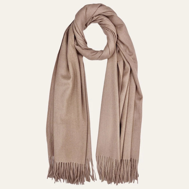 Double-sided Cashmere-like Autumn And Winter Couple Mid-length Warm  Sweet Women's Scarf Shawl