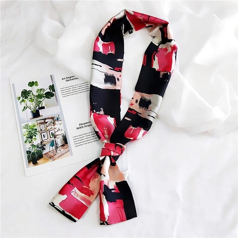 Fashion Double-sided Wild Small Scarf Professional Scarf