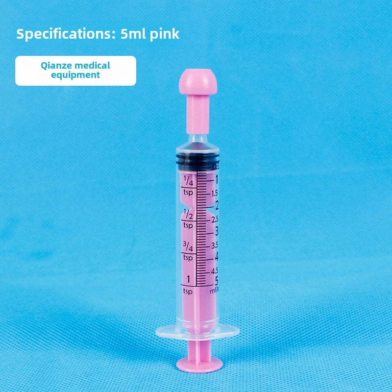 Colorful Disposable Small Size Plastic Syringe Feeder For Livestock 5ml 10ml Pet Feeding Tool Durable Lightweight Easy To Use