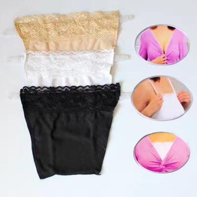 Lace privacy invisible bra