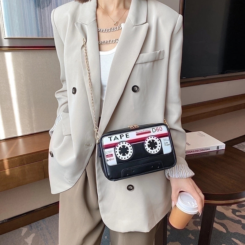 Small Pu Leather Fashion Square Bag Shoulder Bag