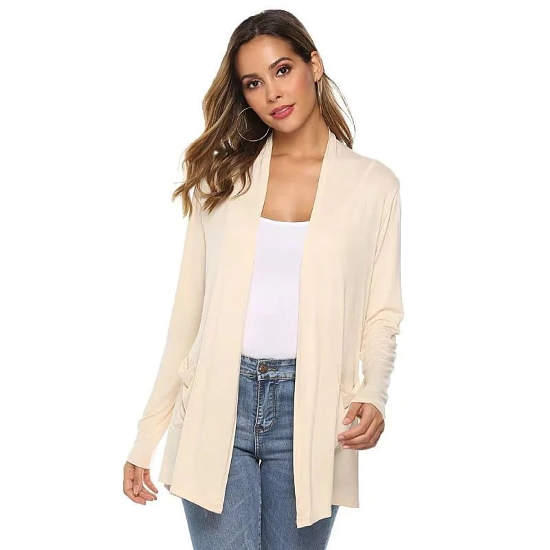 🔥 Last Day Promotion 49% OFF💕Women's Casual Lightweight Open Front Long Sleeve Cardigans