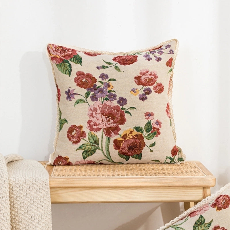 Fashion Flower Butterfly Polyester Pillow Cases