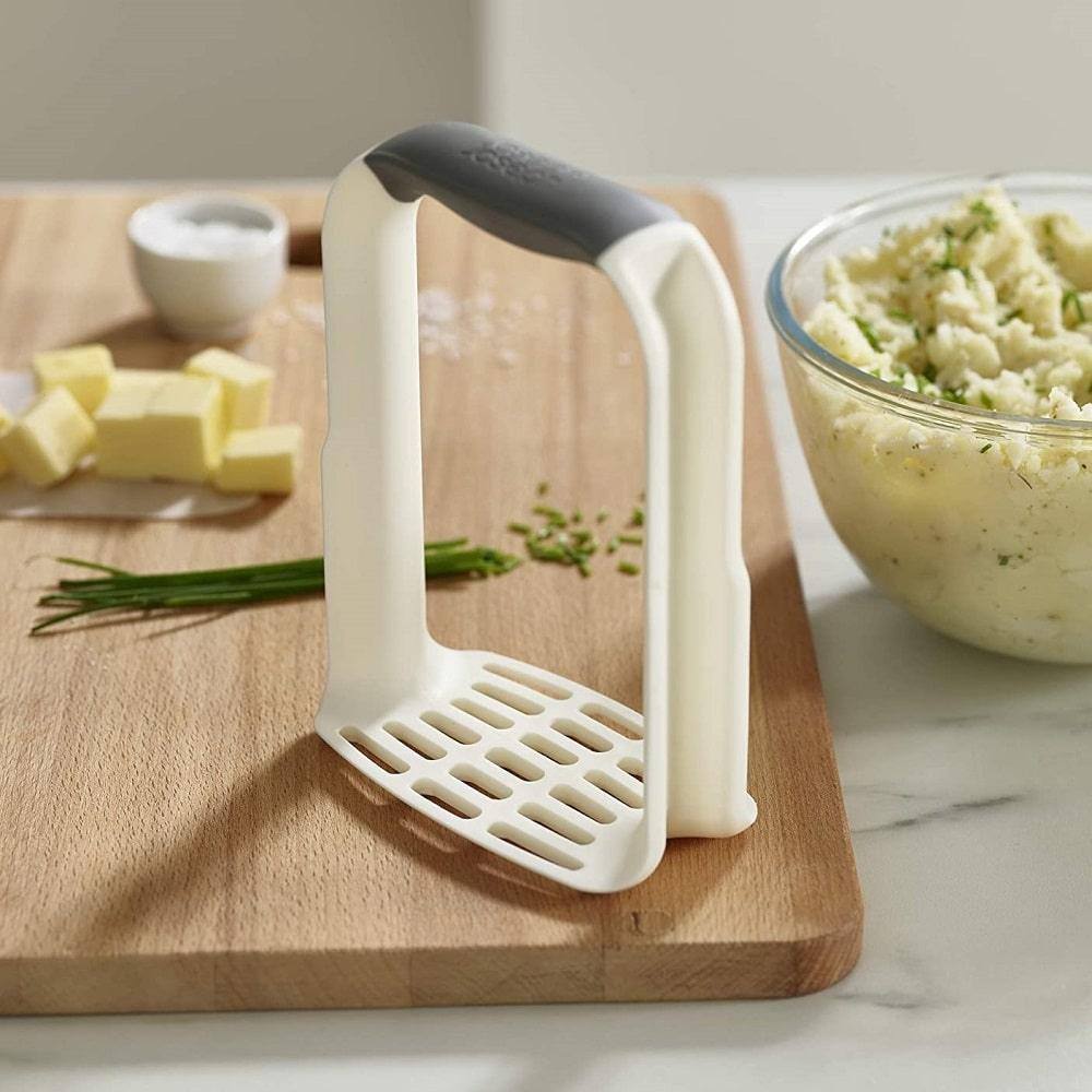 Easy-Mash Potato Masher - White