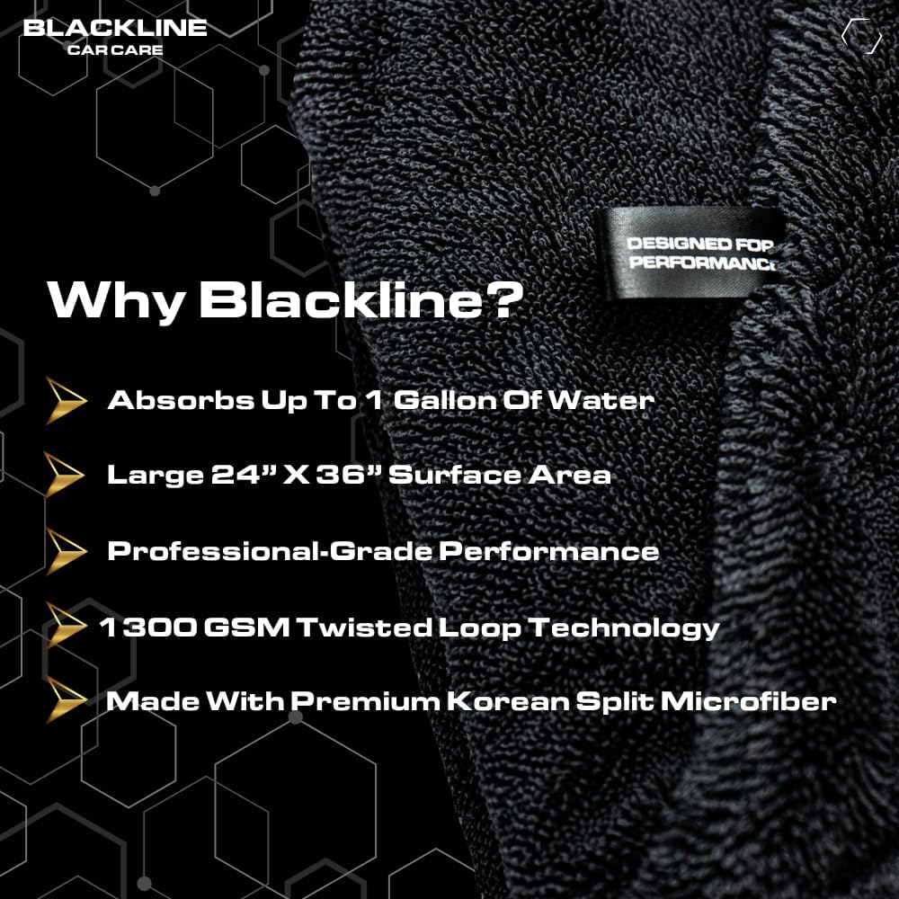 BLACKLINE TWISTED-LOOP DRYING TOWEL