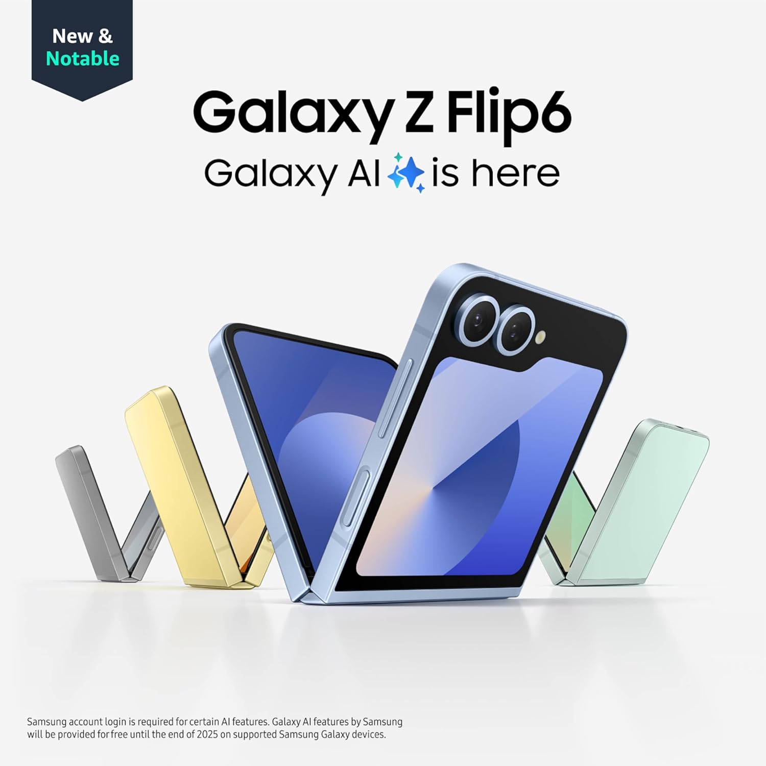 SAMSUNG Galaxy Z Flip 6 AI Cell Phone