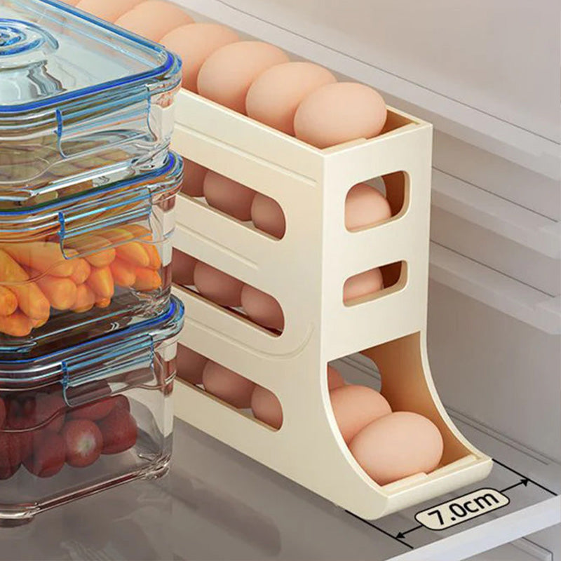 💥4-Tier Tilted Design Egg Storage Rack🥚