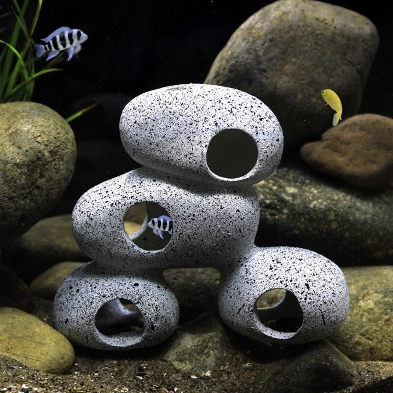 Shrimp Rock Cave Ornament For Aquarium