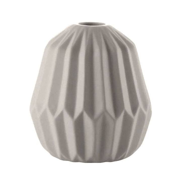 Geo Ceramic Vase Large - Grey