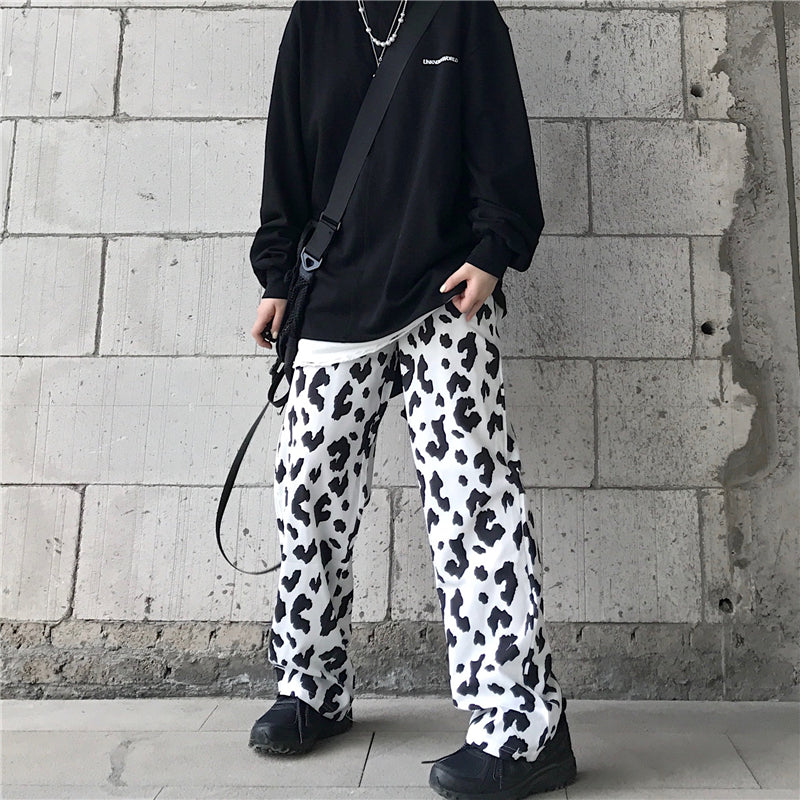 Ulzzang cow pants KF81523