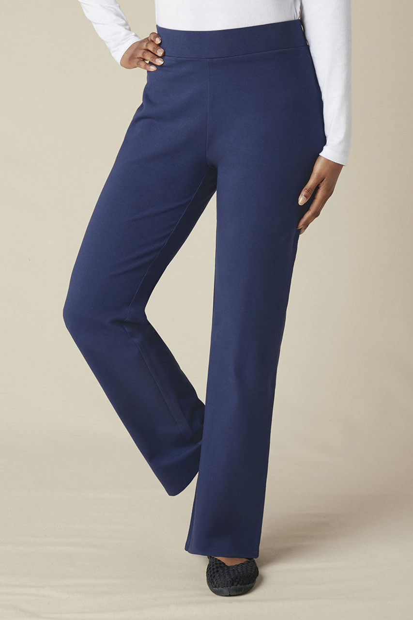 Endless Comfort Straight-Leg Pull-On Pants